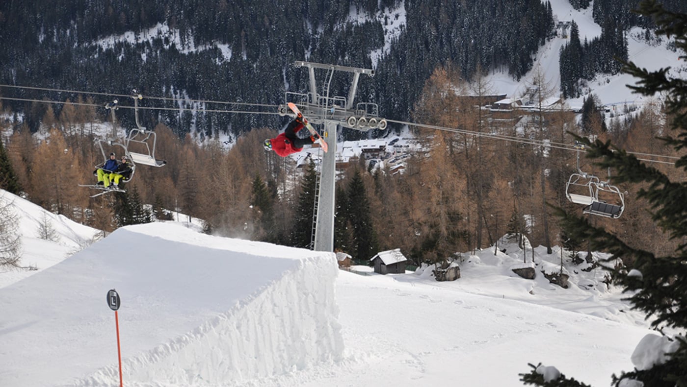 SNOWPARK: Arabba SuperPark ist geöffnet.