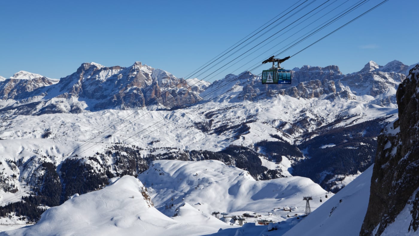 Da domani 06/12/2017 è aperto lo skitour Sellaronda antiorario e il collegamento per raggiungere la Marmolada