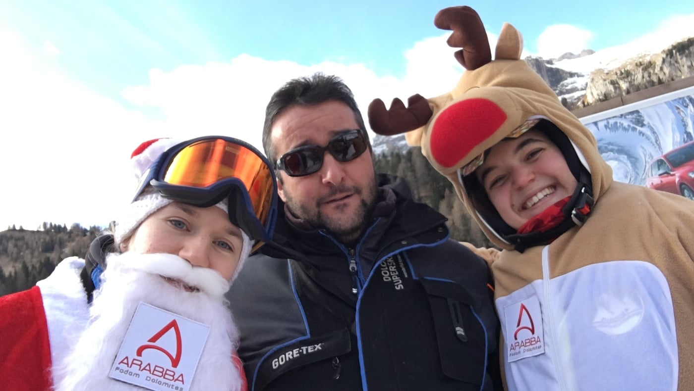 Christmas in Arabba in the heart of the Dolomites