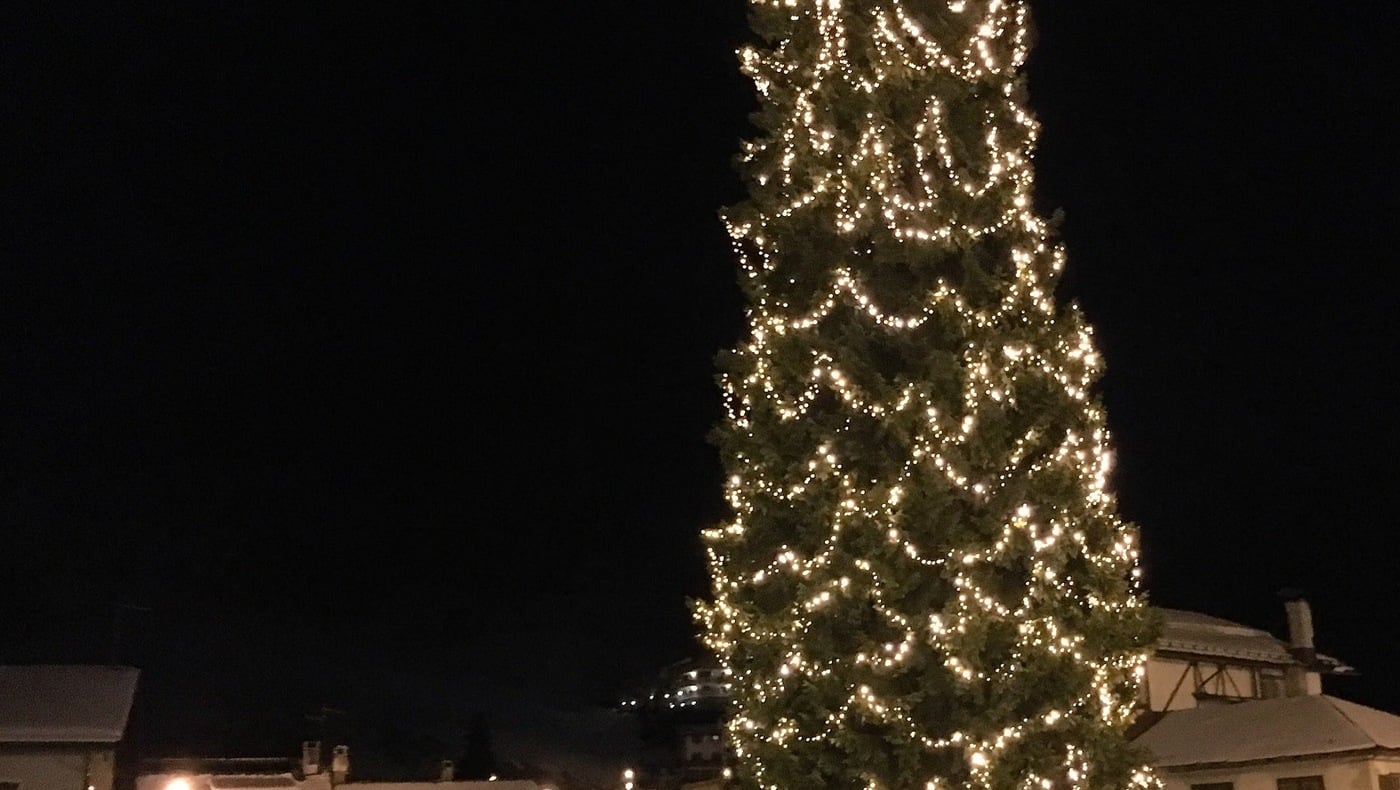 Weihnachten in Arabba im Herzen der Dolomiten UNESCO Weltnaturerbe