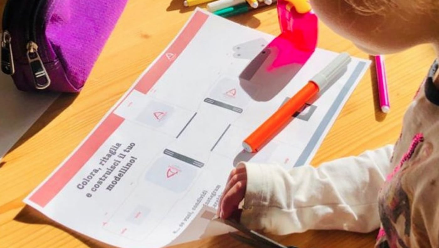 For kids: Print, color, cut out, paste and...