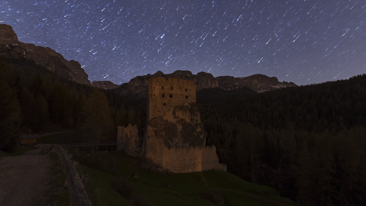 Wo kann man beobachten das shooting stars in den Dolomiten von Arabba