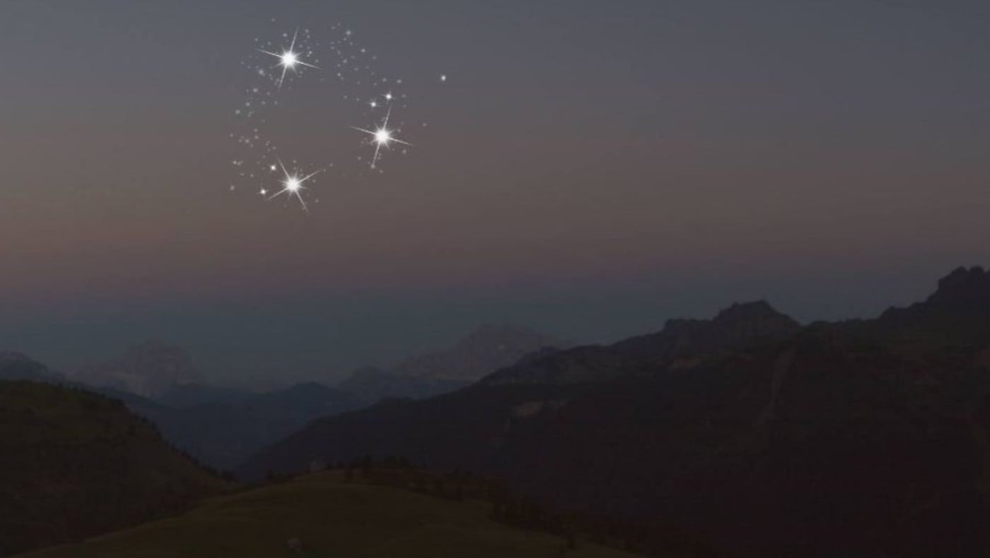 Wo kann man beobachten das shooting stars in den Dolomiten von Arabba