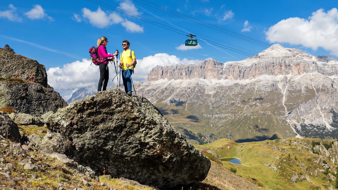 Herbst in den Dolomiten von Arabba