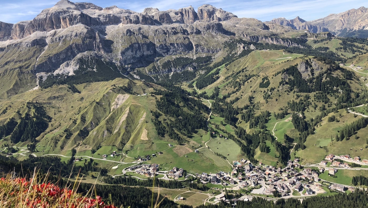 Autumn in Arabba, in the heart of the Dolomites