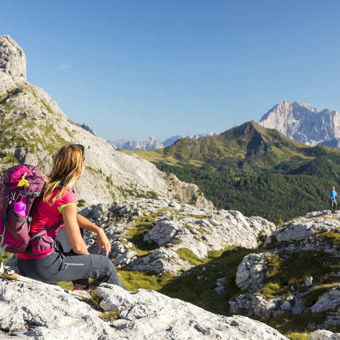Hiking in the Dolomites