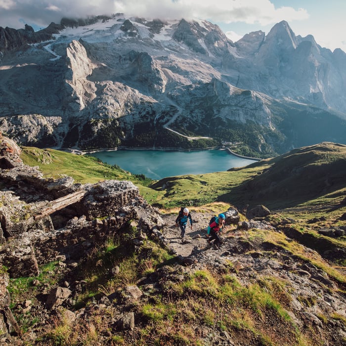 CLIMBING IN THE DOLOMITES