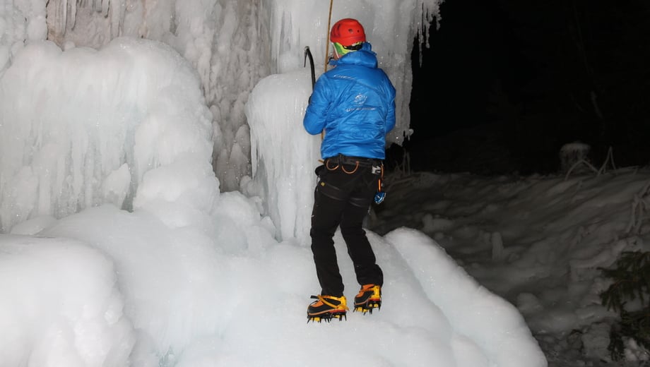 Ice climbing