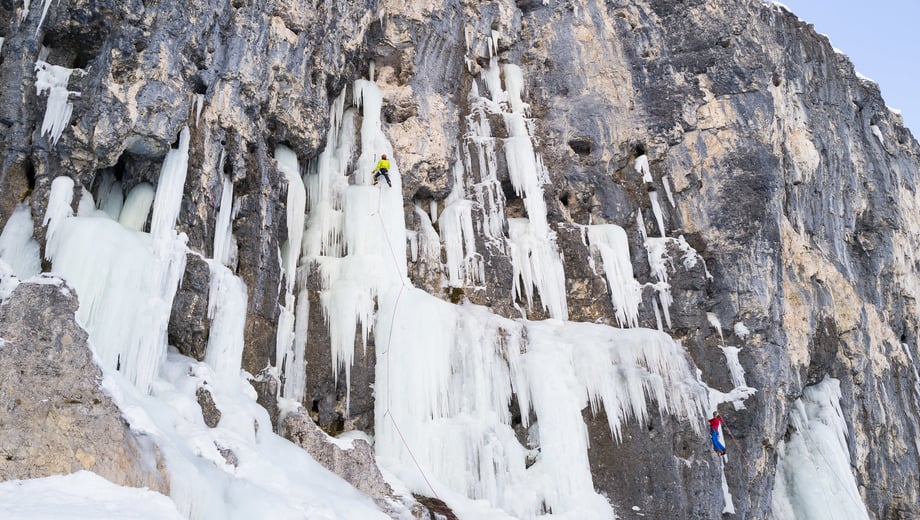 Ice climbing