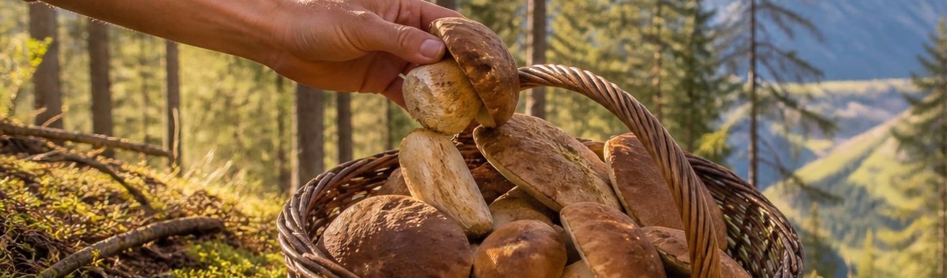 Raccolta dei Funghi ad Arabba