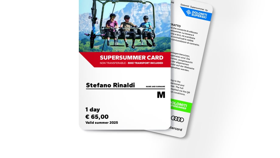 Dolomiti SuperSummer - Liftpass Cards