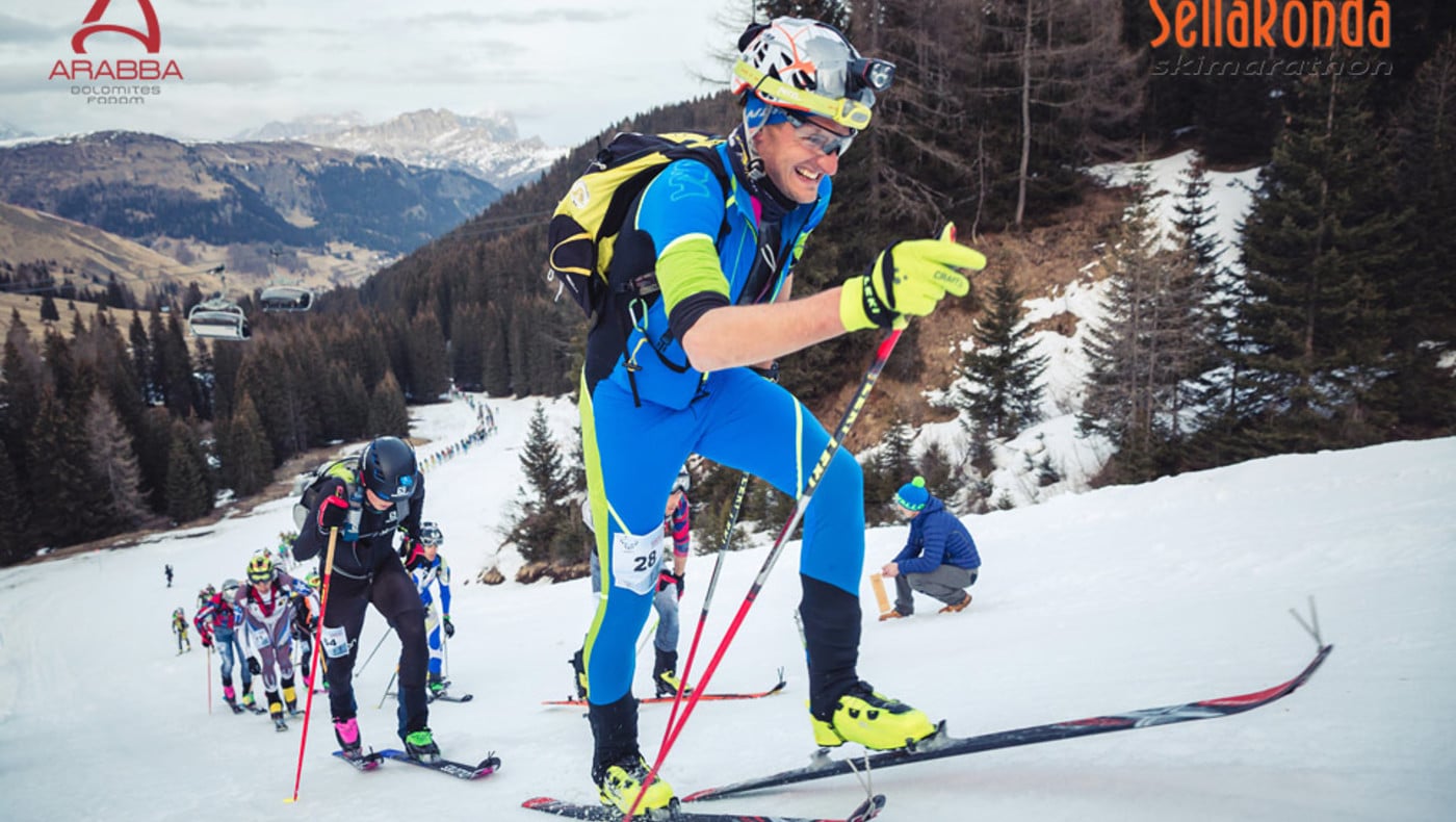 SELLARONDA SKIMARATHON: GARA D’ALPINISMO IN NOTTURNA ATTORNO AL MASSICCIO DEL SELLA