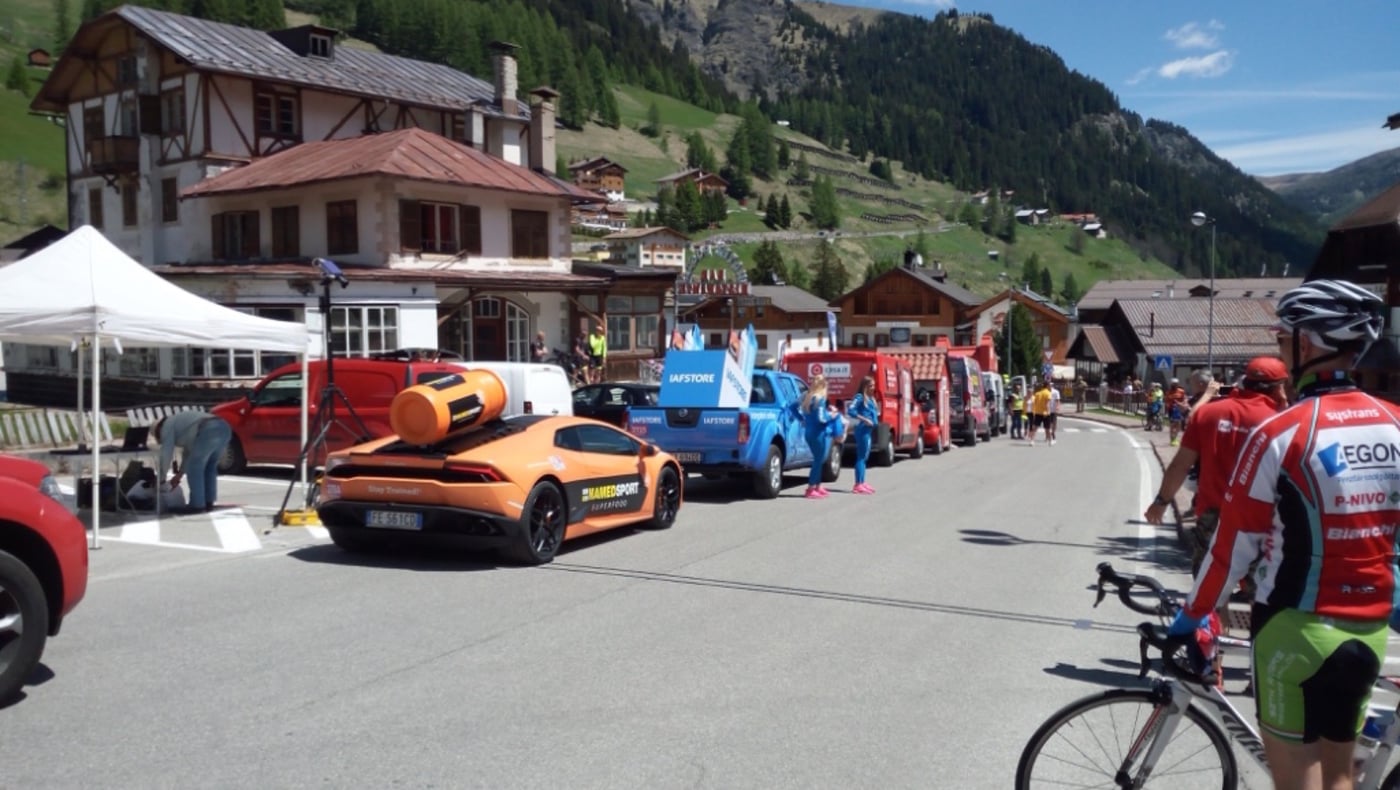 28.05.2022 Transit of Giro d'Italia in Arabba