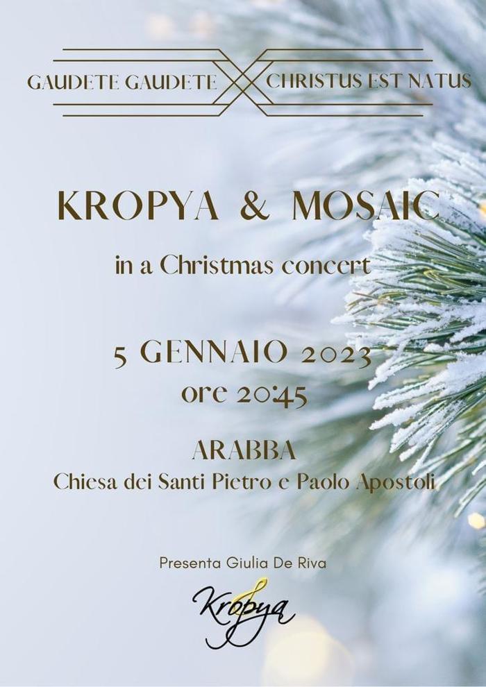 Kropya & Mosaic in a Christmas concert