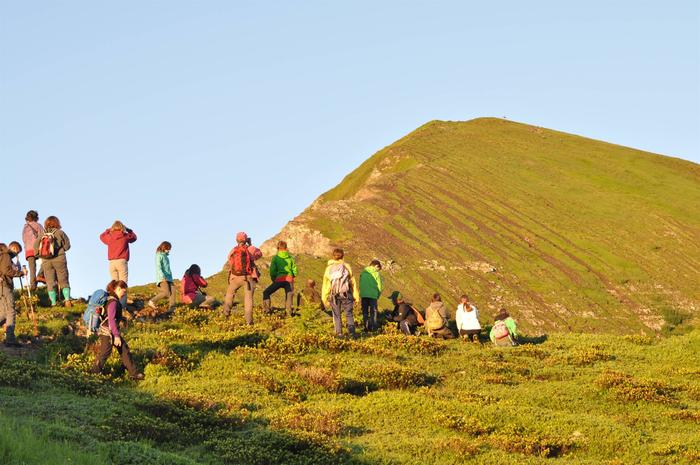 To Mount Pore at Sunset