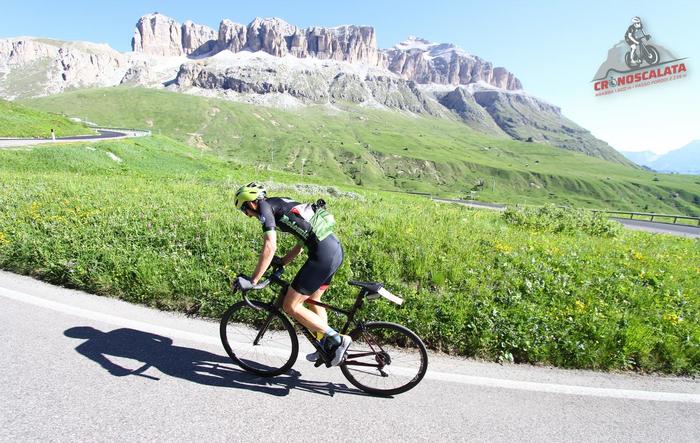 The uphill time trial Arabba - Pordoi Pass BIKE & RUN