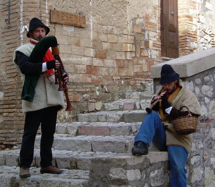 The Sound of Bagpipes in the village of Arabba