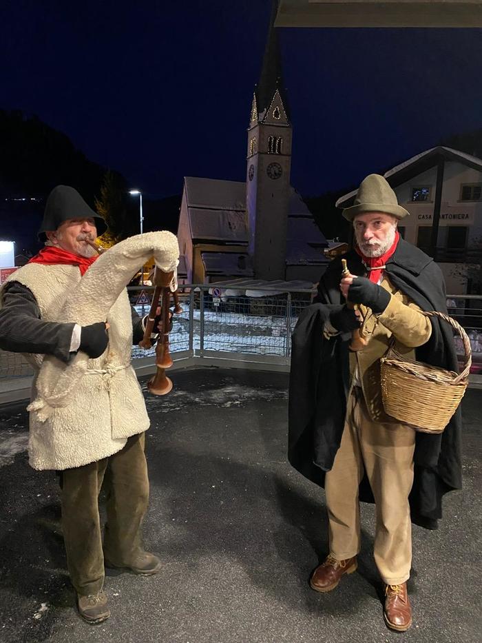 The Sound of Bagpipes in the village of Arabba