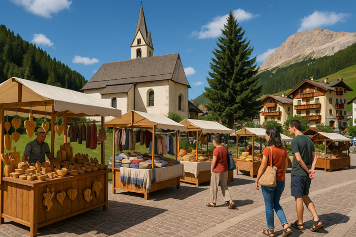 Markt in Arabba