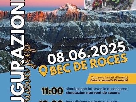 Inauguration of the new Alpine Rescue jeep