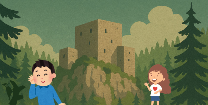 The sounds of the Andraz Castle forest