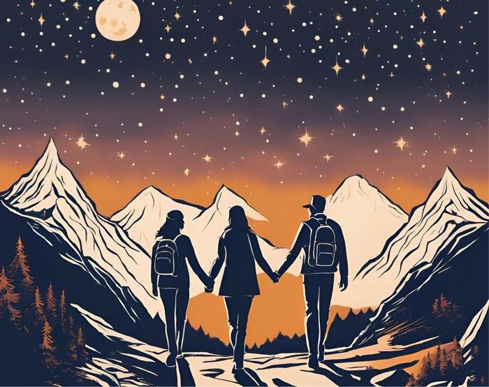 Passeggiata sotto le stelle nei dintorni del Castello di Andraz