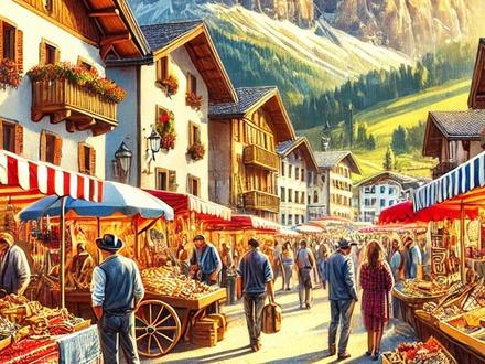 Markt in Arabba
