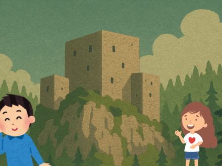 The sounds of the Andraz Castle forest