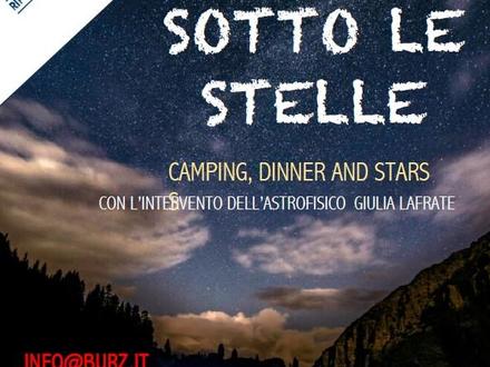 Night under the stars at Burz hut