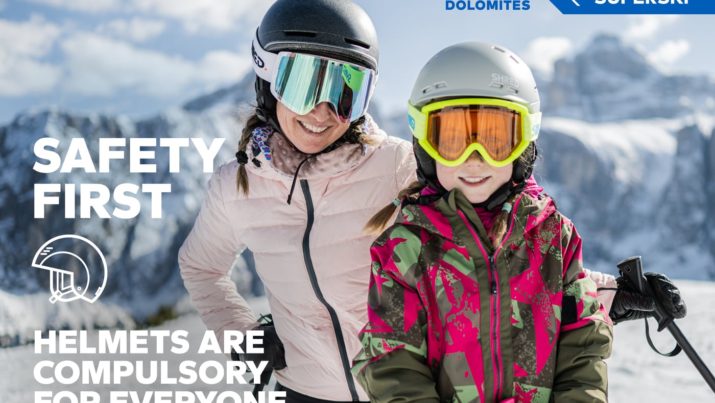 New Regulation: Ski Helmet Mandatory for Everyone on Italian Slopes