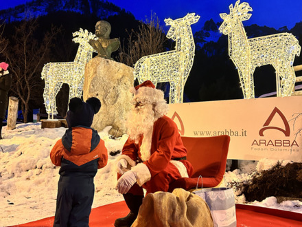 Babbo Natale ad Arabba