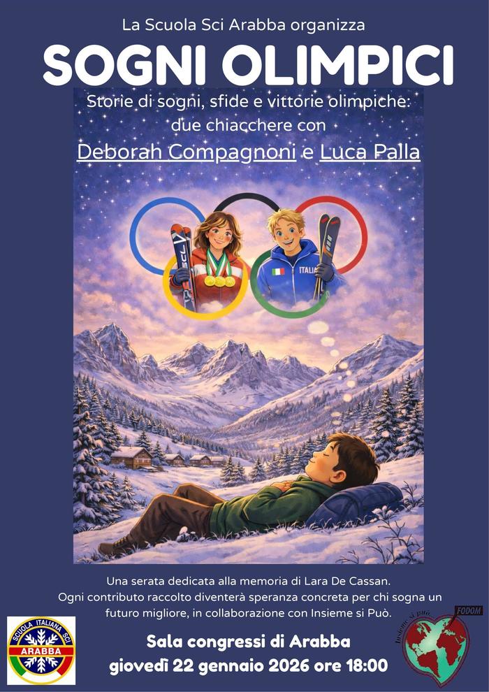 Sportmeeting Olympic dreams: Deborah Compagnoni and Luca Palla