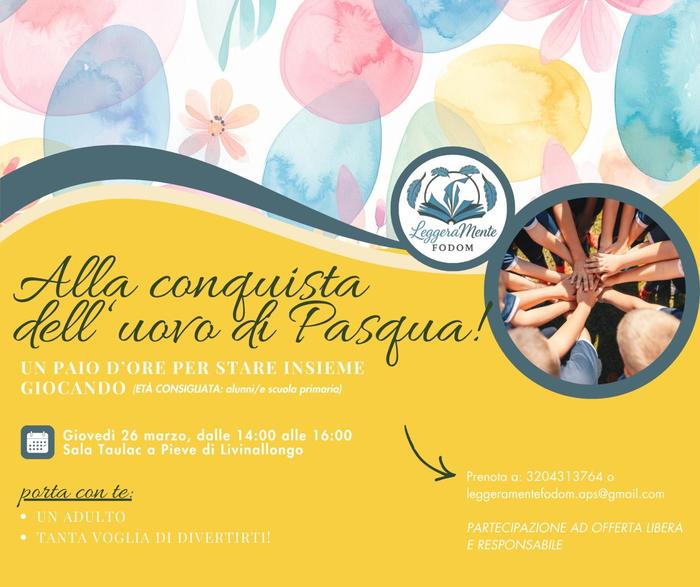 Alla conquista dell'Uovo di Pasqua!