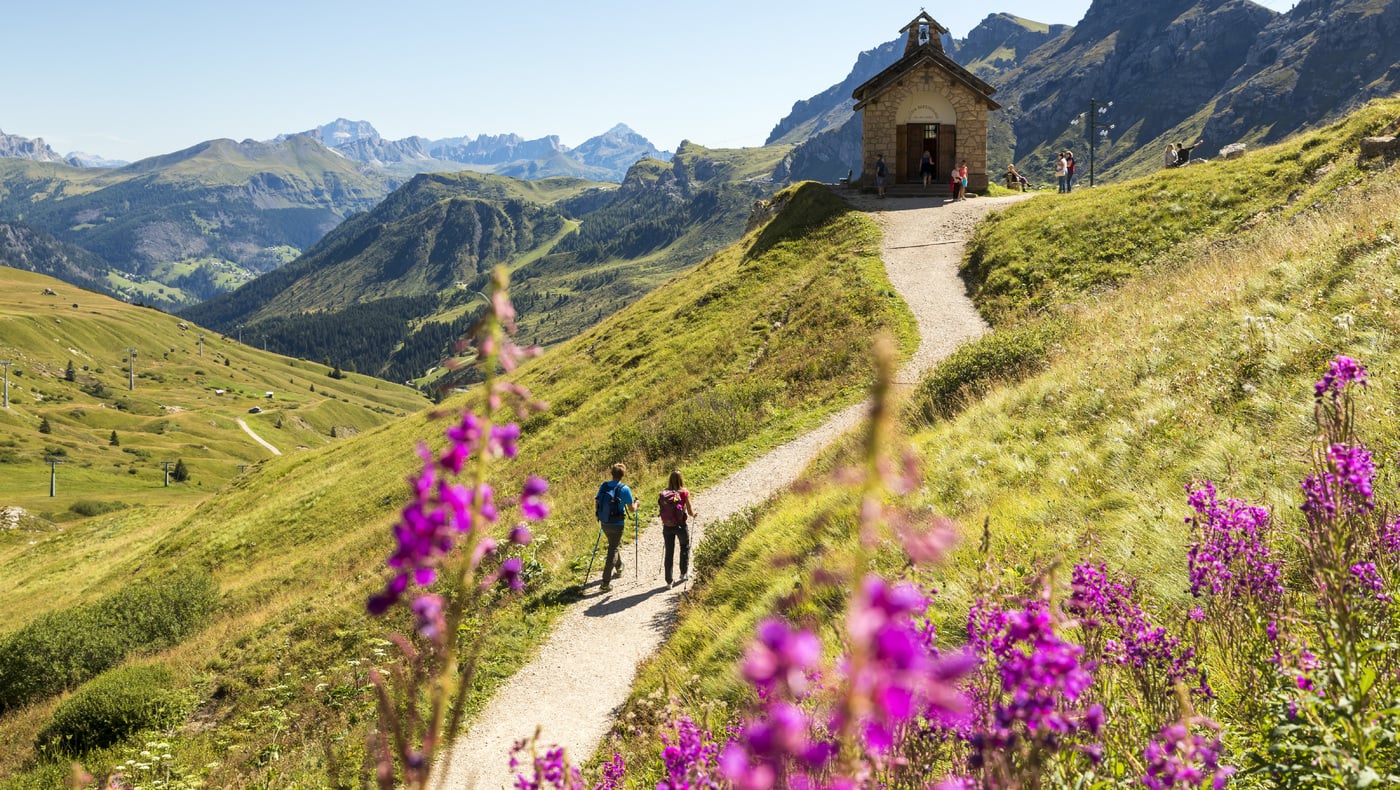 La vita ad Arabba è profondamente segnata dalla magia delle Dolomiti